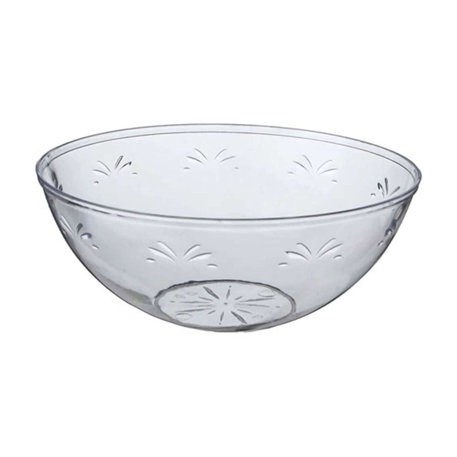 Efavormart 4 Pack - Clear Round Disposable Serving Bowls - 32Oz Plastic Salad Bowls for Wedding, Party, Banquet, Home, Picnic, Outdoor, Dinnerware, Restaurants, Desserts, Cereals, Soups