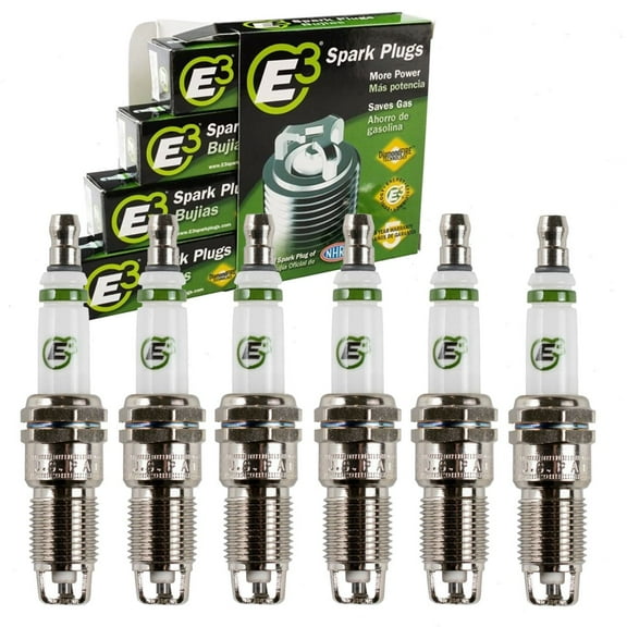 6 pc E3 Spark Plugs compatible with Ford Ranger 3.0L 4.0L V6 1996-2011