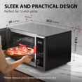 thumbnail image 5 of (Open Box) Toshiba ML2-TC10SA(SS) 1.0 cu.ft. 8-in-1 Countertop Microwave/Air Fryer (Stainless Steel) (Open Box), 5 of 5