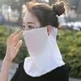 thumbnail image 5 of ZPAQI Face Cover Woman Sunscreen Riding Mask Face Neck Protector Sunshade Anti-UV Cold Feeling Ear Scarf Tropical Veil, 5 of 16