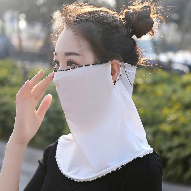 ZPAQI Face Cover Woman Sunscreen Riding Mask Face Neck Protector