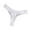 White, variant on No Show Thongs for Women T Back Breathable Comfort See Through Panties Seamless Lace Pack Blue M