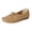 Brown, variant on Womens Casual Slip On Flat Shoes, Comfortable Soft Wide Width Loafers, for Walking Work Everyday Wear, Breathable, Lightweight