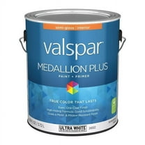 1 gal Medallion Plus Acrylic Latex All Purpose Paint & Primer, White - Pack of 4
