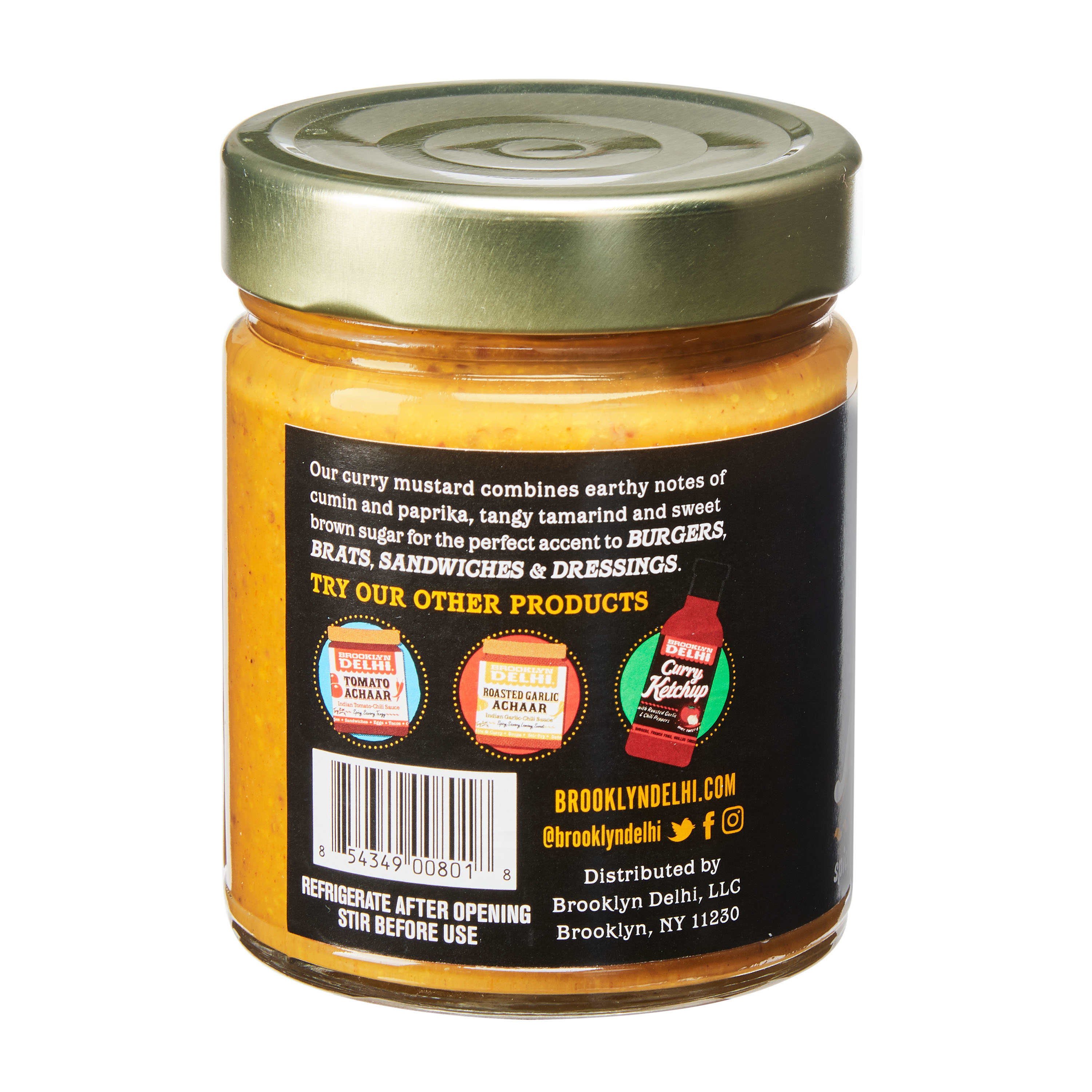 Brooklyn Delhi Curry Mustard, 10 oz - image 4 of 4