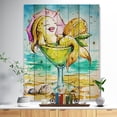 thumbnail image 2 of Design Art - Designart Gold Fish Enjoying Holidays on Beach, 2 of 5