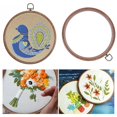 thumbnail image 1 of Ccdes Photo Frame Cross-Stitch Embroidery Circle Hand Sewing Kit Craft Accessories, Hand Embroidery, Cross-Stitch, 1 of 8
