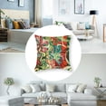 thumbnail image 5 of Ollo0ord Merry Christmas Throw Pillow Covers Decorative Throw Pillow Case Modern Cushion Cover Square Pillowcase for Sofa Couch Bedroom Living Room Car White, 5 of 7