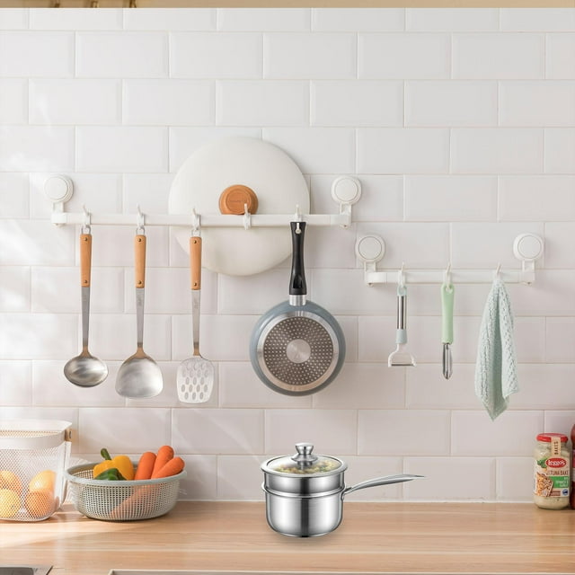 Olla para sopa, olla para leche, mango redondo ergonómico, olla hirviendo para cocinar, cacerola con tapa para casa de té, Hotel, restaurante, fideos 20 centímetros
