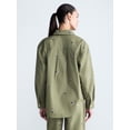 thumbnail image 3 of Free Assembly Women's Embellished Cotton Utility Shirt With Long Sleeves, Sizes XS-XXL, 3 of 5