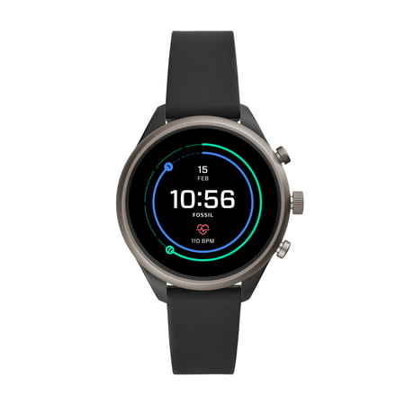 Fossil Sport Women's Smartwatch - Black Silicone 41mm - Powered with Wear OS by Google™