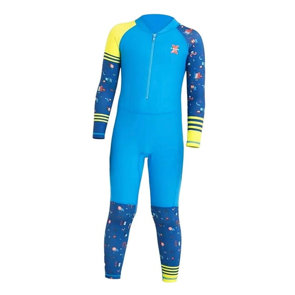 Traje de neopreno para niños Trajes de baño de buceo Trajes completos térmicos de manga larga resistentes al agua para Azul S DYNWAVEMX Pantalón de neopreno