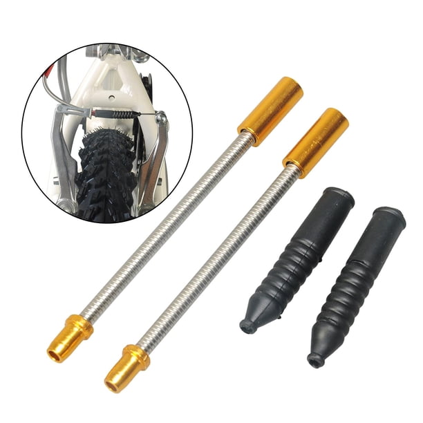 Flexible V-Brake Break Noodle Cable Bota de freno Cable de goma para fideos Tubo de guía de arranque Cable flexible para bicicleta de montaña Cubierta Oro Baoblaze Bicicleta de montaña v freno