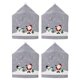 thumbnail image 1 of EZLIFE Fundas para sillas con gorro de Papá Noel gris para Navidad, adornos para la mesa del comedor, decoración del hogar, Gi NEW L4F8, 1 of 7