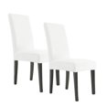thumbnail image 1 of Velvet Chair Cover Thick White 2-Pack, 1 of 1