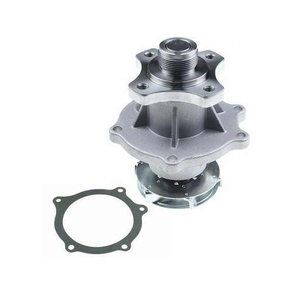Water Pump 1 - Compatible with 2002 - 2009 GMC Envoy 4.2L 6-Cylinder 2003 2004 2005 2006 2007 2008