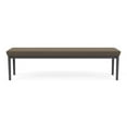 thumbnail image 4 of Lesro Lenox Steel Fabric 3-Seat Waiting Room Guest Bench in Charcoal/Adler Peppercorn Brown, 4 of 5