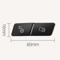 thumbnail image 3 of 1 Pair Black Door Lock Switch Button Lock Switch 2049058402, 3 of 5