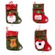 thumbnail image 5 of Yuarrent Bolsas de Navidad con estampado de copos de nieve, embalaje de regalo, calcetines de Papá Noel, bolsa de regalo, colgante de Navidad para fiesta Kits de decoración para fiestas Papá Noel Yuarrent HA069609-01, 5 of 6