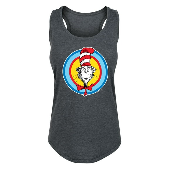Dr. Seuss - Cat In Hat Smile - Women's Racerback Tank Top