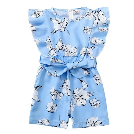 

Baby Girl Clothes Infant Shorts Sleeve Floral Romper Jumpsuit Cute Baby Girl Clothes