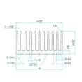 thumbnail image 4 of 4pcs 40x40x20mm Aluminum Heatsink Radiator Cooler For Electronics LED Chip With Thermal Conductive Double Sided Tape, 4 of 4