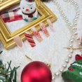 thumbnail image 2 of Uñas postizas GUAACCB largas cuadradas con copos de nieve, Navidad, 24 piezas, 2 of 7