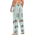 thumbnail image 6 of FREEAMG Dog Cotton Pajama Pant for Men, Super Soft Lightweight Lounge Pajama Bottoms Drawstring Sleepwear Pant with 2 Pockets, 6 of 7