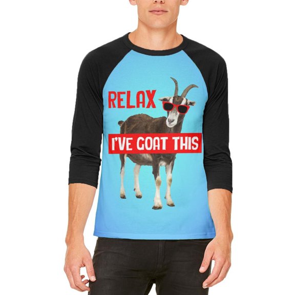 Relax I've Goat Got This Mens Raglan T Shirt