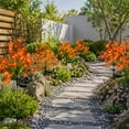 thumbnail image 4 of Qocolcyl Solar Powered Yellow Maple Leaf Tree Stake Lights,LED Yellow Light Autumn Maple Pathway Decor Lights,Waterproof Fall Harvest Thanksgiving Outdoor Yard Lawn Garden Landscape Ornaments, 4 of 6