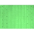 thumbnail image 1 of Ahgly Company Indoor Rectangle Abstract Emerald Green Contemporary Area Rugs, 7' x 10', 1 of 4
