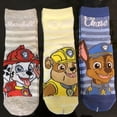 thumbnail image 2 of 6 piezas = 3 pares de calcetines de algodón genuinos de la Patrulla Canina para primavera, verano y otoño para bebés, calcetines para niños Chase Skye, regalo de cumpleaños para niños de 3 a 8 años, 2 of 5