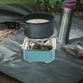 thumbnail image 5 of CATIEBYE Portable Gas Stove Titanium Camping Supplies Green Iron for Outdoor Use, 5 of 8