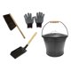 thumbnail image 1 of Cubo para cenizas de chimenea. Kit para chimenea con guantes incluidos. Portátil, práctico y profesional. Accesorios para limpieza de cenizas de, 1 of 9