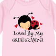 thumbnail image 4 of Inktastic Loved by My Great Grandma Girls Long Sleeve Baby Bodysuit, 4 of 5