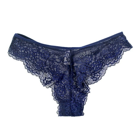 Icvfdpl Briefs For Women Lace Cotton Bikini Hipster Panty Stretch Anniversary Dating Womens Panties Blue Xs