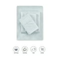 thumbnail image 6 of BLC King 100% Cotton Percale Sheet Set 4 piece Hotel Quality Sheets Steel Grey color 300 Thread Count Soft Cotton Deep Pocket up to 15-inch Fade and Shrink Resistant, 6 of 7