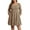 Khaki, variant on Cuteduck Women's Plus Size Fall Sweater Dress Long Sleeve Babydoll Dresses with Pocket, 1X-5X