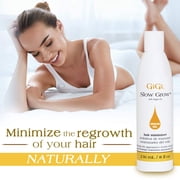 GiGi Slow Grow Hair Inhibitor Lotion, Hair Growth Minimizer with Argan Oil for After Wax Care, 8 oz