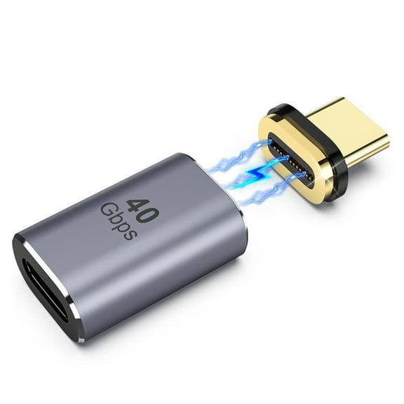 Magnetic typec magnetic adapter type-c male to female adapter male to female fast charging typec magnetic head 140w