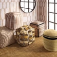 thumbnail image 2 of Ember Woven Pouf, 2 of 4