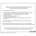 thumbnail image 6 of Taylor Body Composition Scale with Modern Retro Design, 6 of 6