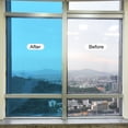 thumbnail image 5 of Uxcell Window Film, Glass Sun Blocking, Heat Control Self Adhesive Blue Window Tint, 6.6x1.64ft for Home Office, 5 of 6