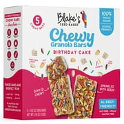 Blakes Seed Based Chewy Granola Bars  Birthday Cake 5ct, Top 9 Allergen Free