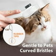 thumbnail image 3 of Prime Pets Cat Brush with Release Button, Self Cleaning Slicker Brush for Dog & Cat Shedding Grooming, 3 of 10