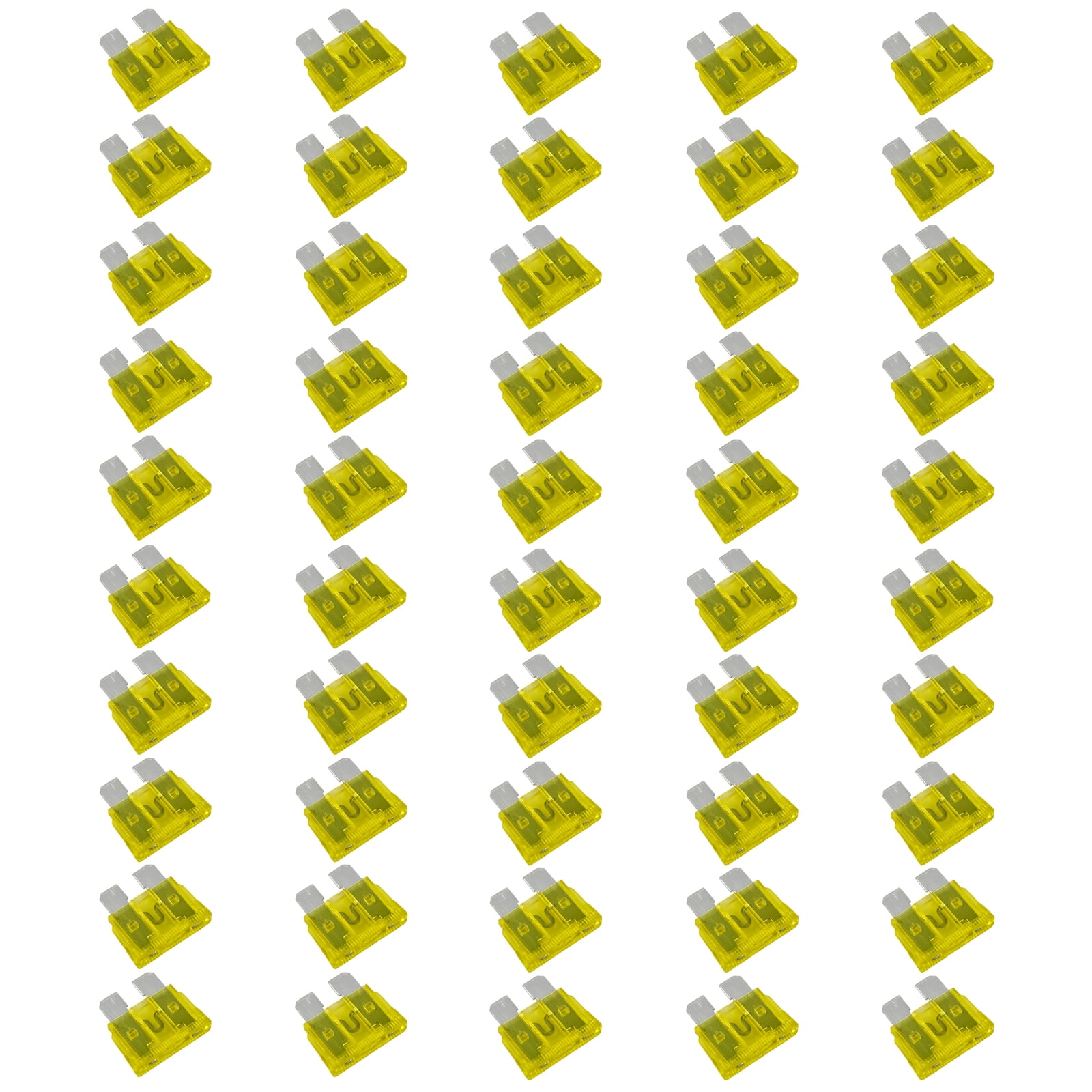 ATC Blade Style Fuse 20A AMP Automotive Car Truck Fuses Pack of 50