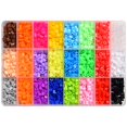thumbnail image 2 of Kit de de fusibles de 5 mm prácticas para manualidades, manualidades, juguetes con tableros de clavijas, papel de planchar, juguet 24 colores Gloria Perlas de fusible, 2 of 9