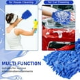 thumbnail image 4 of Car Cleaning Supplies: Microfiber Towels, Brush, Mitt, Sponge - All-in-One Kit for Washing, Drying, and Detailing (Blue), 4 of 5