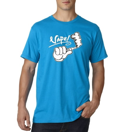 Trendy USA 415 - Unisex T-Shirt Vape Life Bro Cartoon Hand 2XL