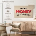 thumbnail image 5 of Elephant Stock Make Money Wall Art - Horizontal Canvas Wall Art - Living Room Wall Decor - Inspirational And Typography Canvas - Black And Red Decor - 24" x 16", 5 of 8